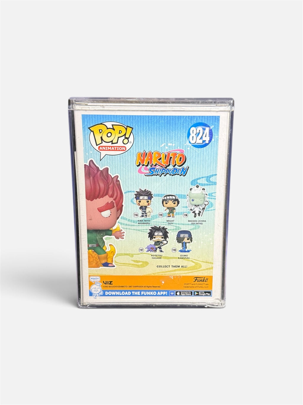 Might Guy (Eight Inner Gates) Chalice Collectibles Exclusive Glow In The Dark • Signed By Skip Stellrecht • #824 Funko Pop