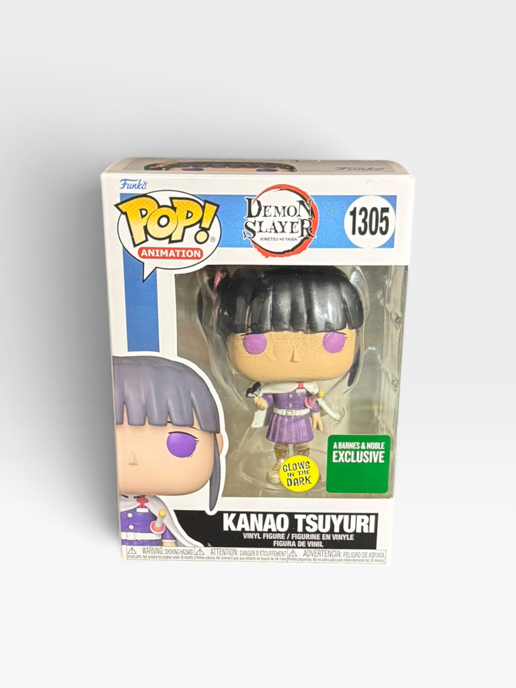 Kanao Tsuyuri A Barnes & Nobles Exclusive Glow In The Dark #1305 Funko Pop Demon Slayer