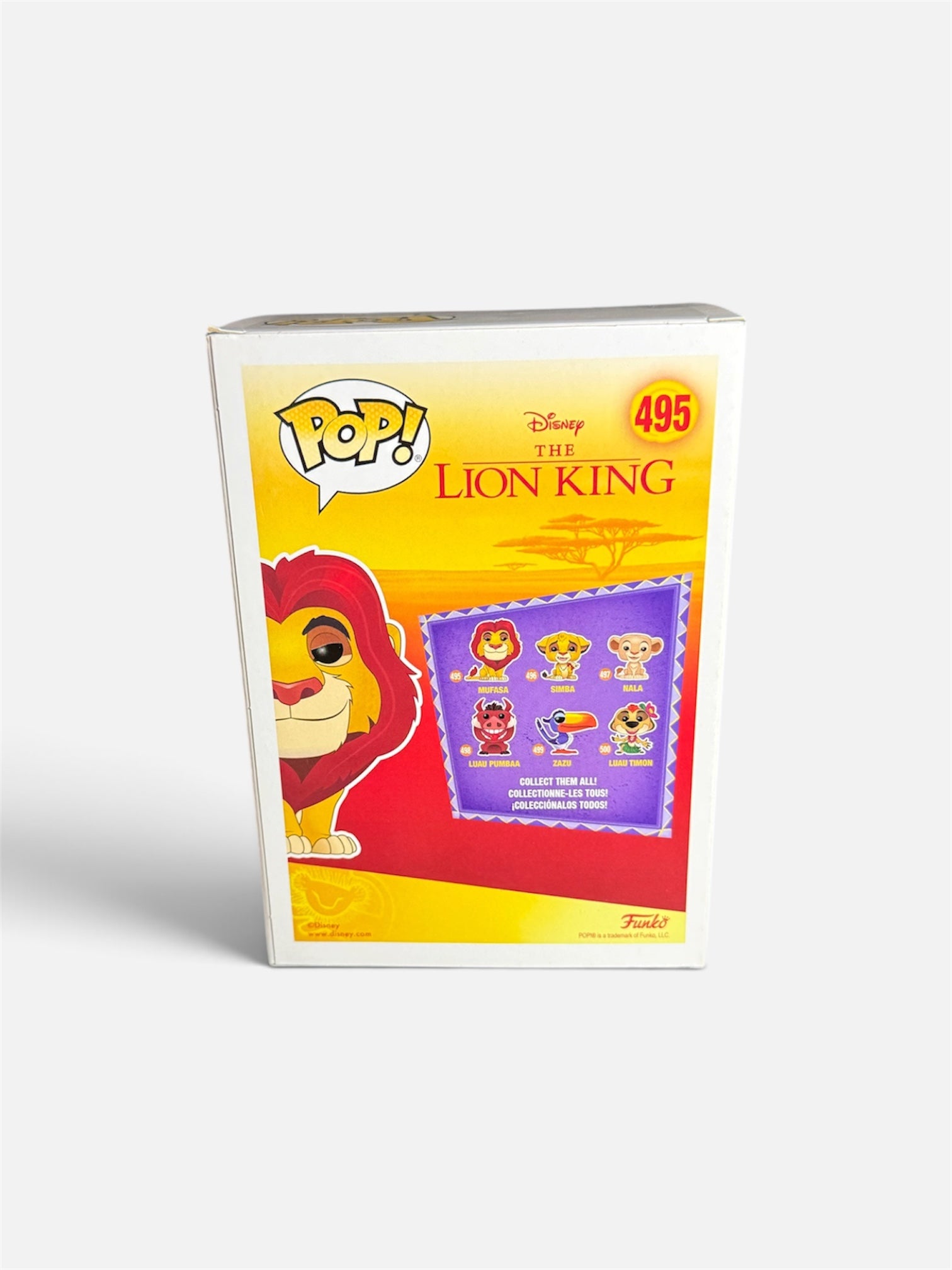 Mufasa Exclusive Pop In A Box #495 Funko Pop