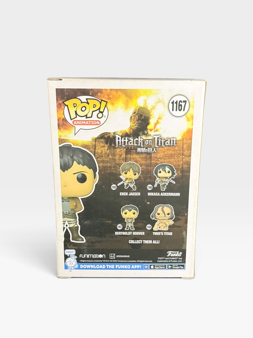 Betholdt Hover #1167 Funko Pop Attack Of Titan