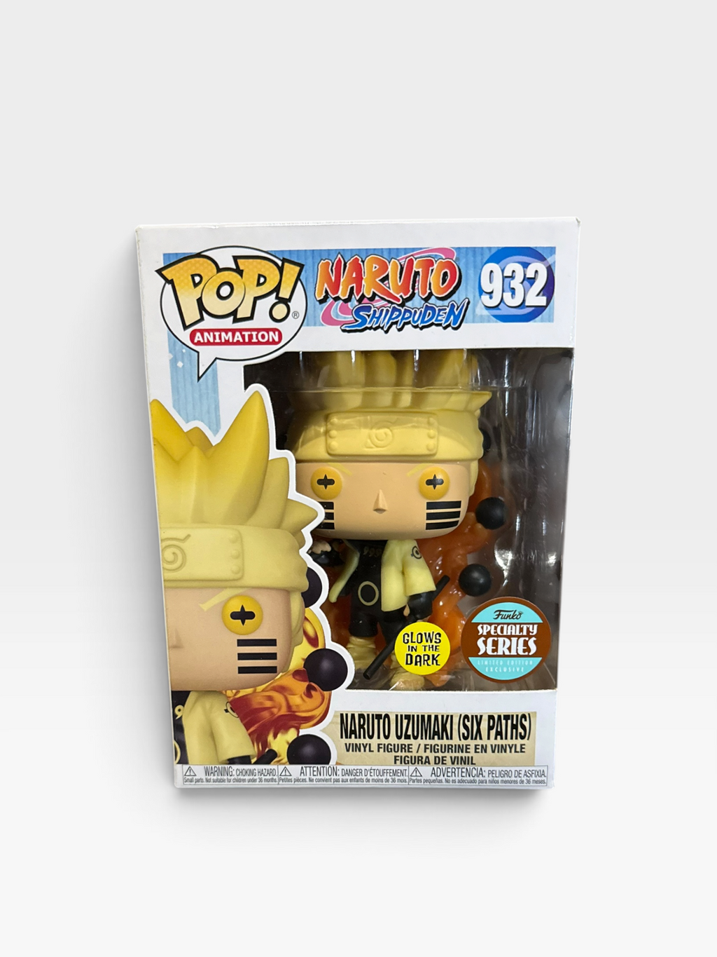 Naruto Uzumaki (Sixth Path) Specialty Series Glow In The Dark #932 Funko Pop Naruto