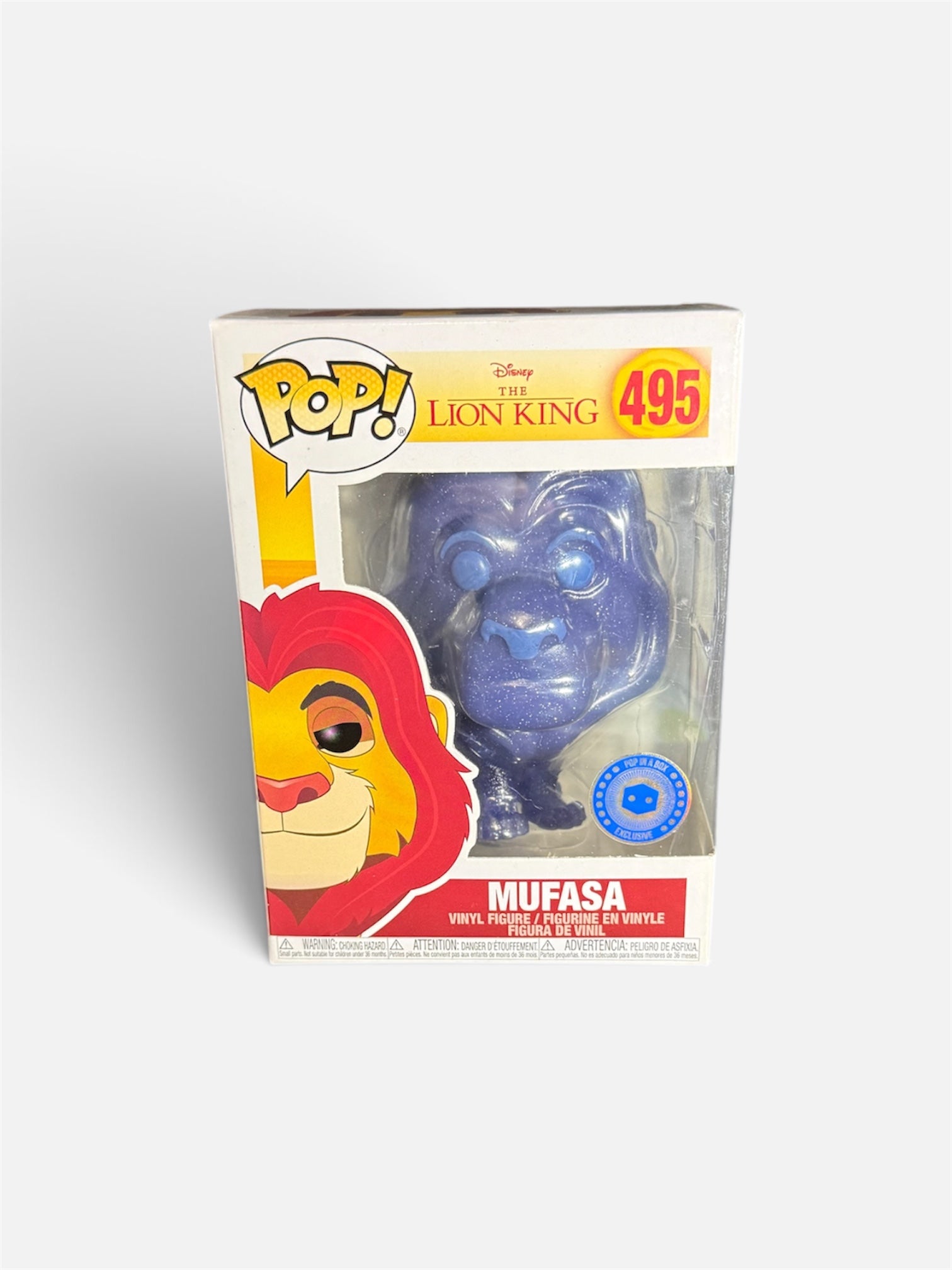 Mufasa Exclusive Pop In A Box #495 Funko Pop