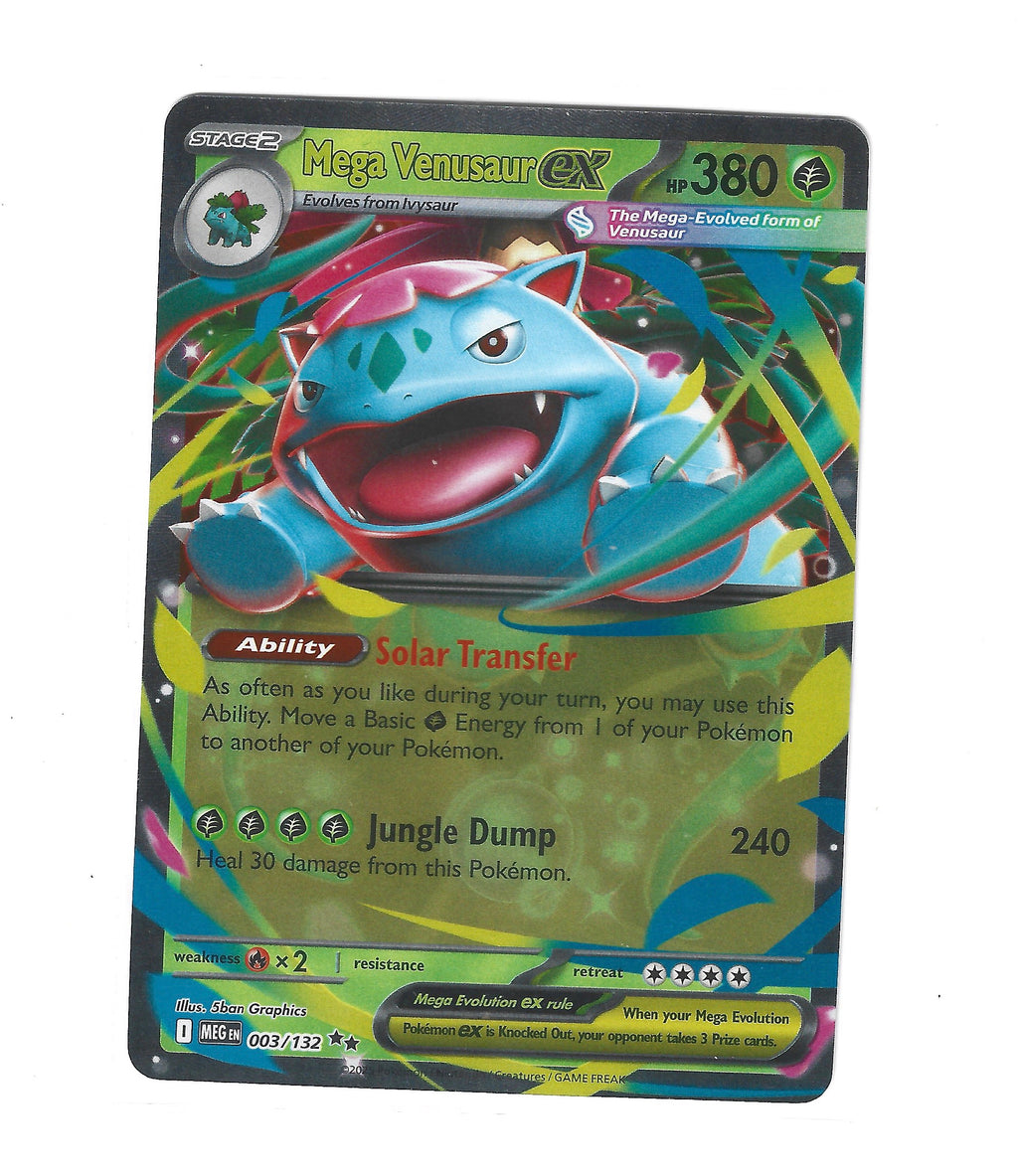 Mega Venusaur Ex Double Rare 003/132 - Mega Evolutions
